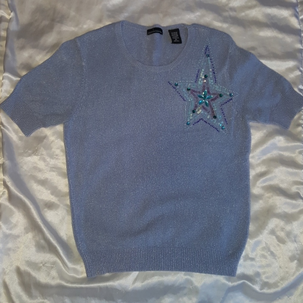 Moda International short-sleeved sweater